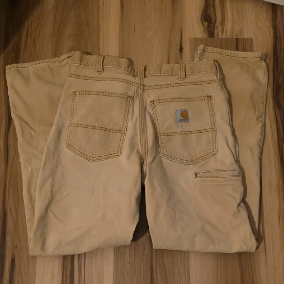 Carhartt Men's Khaki 32x32 - Picture 4 of 6